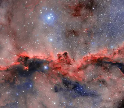 Dueling Dust Dragons (in Space!)