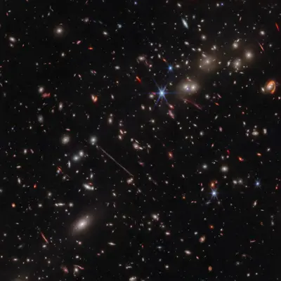 Webb spotlights gravitational arcs in ‘El Gordo’ galaxy cluster (NIRCam image)