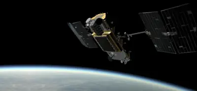 Iridium Constellation program badge