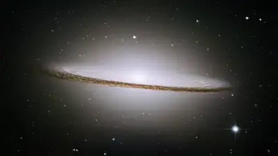 Hubble mosaic of the majestic Sombrero Galaxy