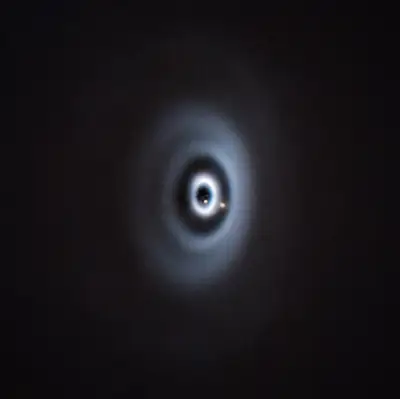 Composite VLT image of two planets around the WISPIT 2 star