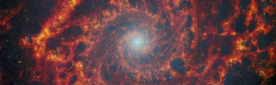Catching the edge of the Phantom Galaxy
